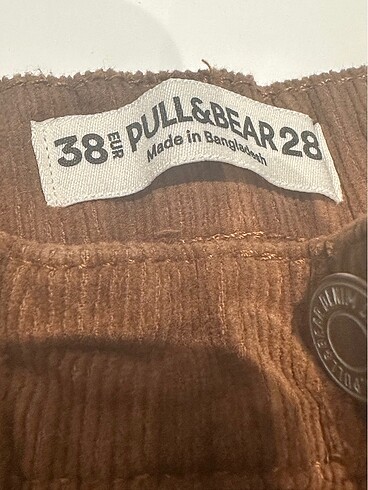 Pull and Bear Pull&bear kadife pantolon