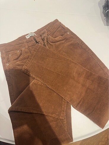 m Beden Pull&bear kadife pantolon