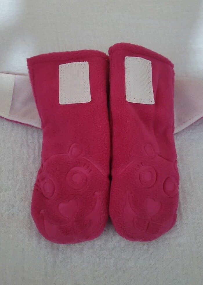 QUECHUA Marka 3-4 aylık kız çocuk polar tek parmaklı outdoor eld - Görsel 2