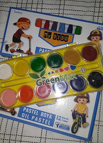 Beden pastel ve sulu boya 12 
