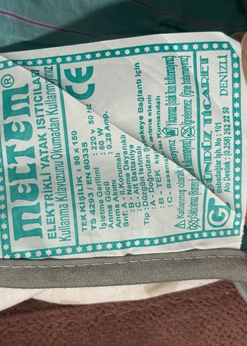 Elektrikli battaniye tek - Görsel 3