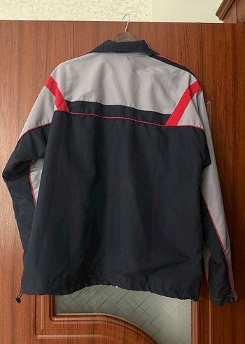 Gri Erkek Spor Rüzgarlık Fermuarlı - Görsel 2