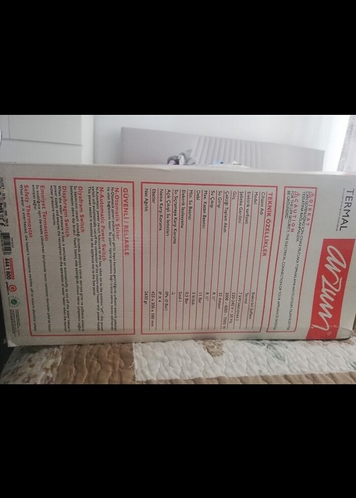 Elektrikli şofben termal arzum - Görsel 2