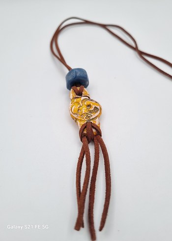 Püsküllü Bohem Seramik Tasarım Kadın Kolye - Görsel 2