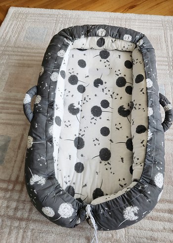 Anne Yanı Bebek Reflü Yatağı Gri - Görsel 2