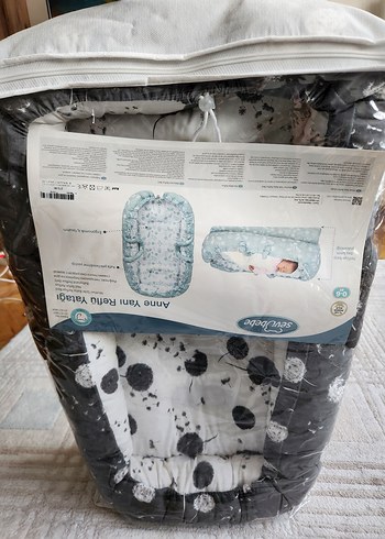 Anne Yanı Bebek Reflü Yatağı Gri - Görsel 5