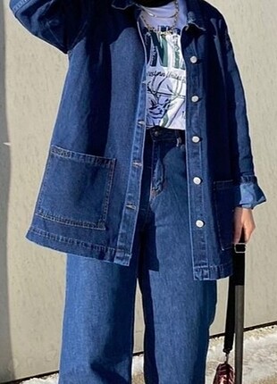 Oversize kot ceket 