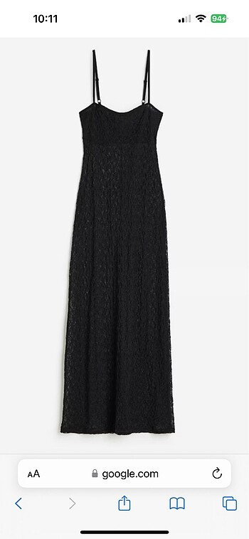 H&M DANTEL ELBİSE