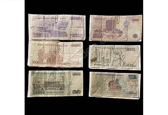 7 EMİSYON 1 . TERTİP 6 ADET KAĞIT PARALAR;