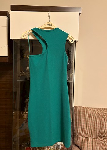 Dilvin Yeşil Elbise - Görsel 5