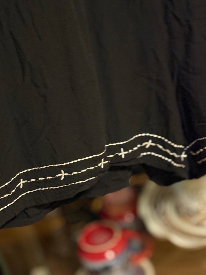 Dantel Detaylı Nakışlı Siyah Kadın Tulum - Görsel 3