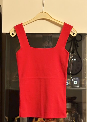 Kırmızı Kalın Askılı Atlet - Görsel 4