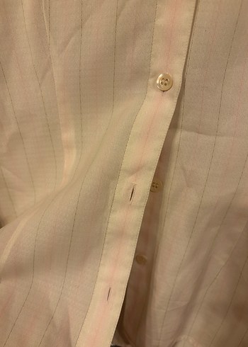 Netwrok Çicgili Klasik Kadın Gömlek - Görsel 4