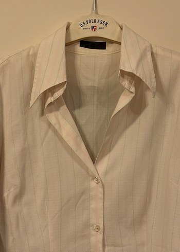 Netwrok Çicgili Klasik Kadın Gömlek - Görsel 2