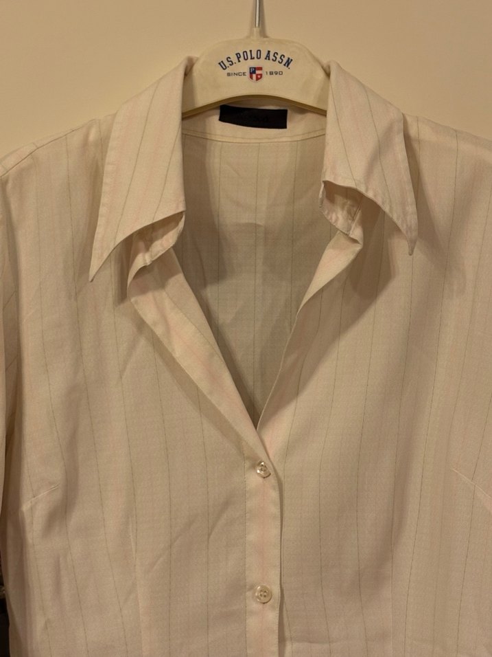 Netwrok Çicgili Klasik Kadın Gömlek - Görsel 2