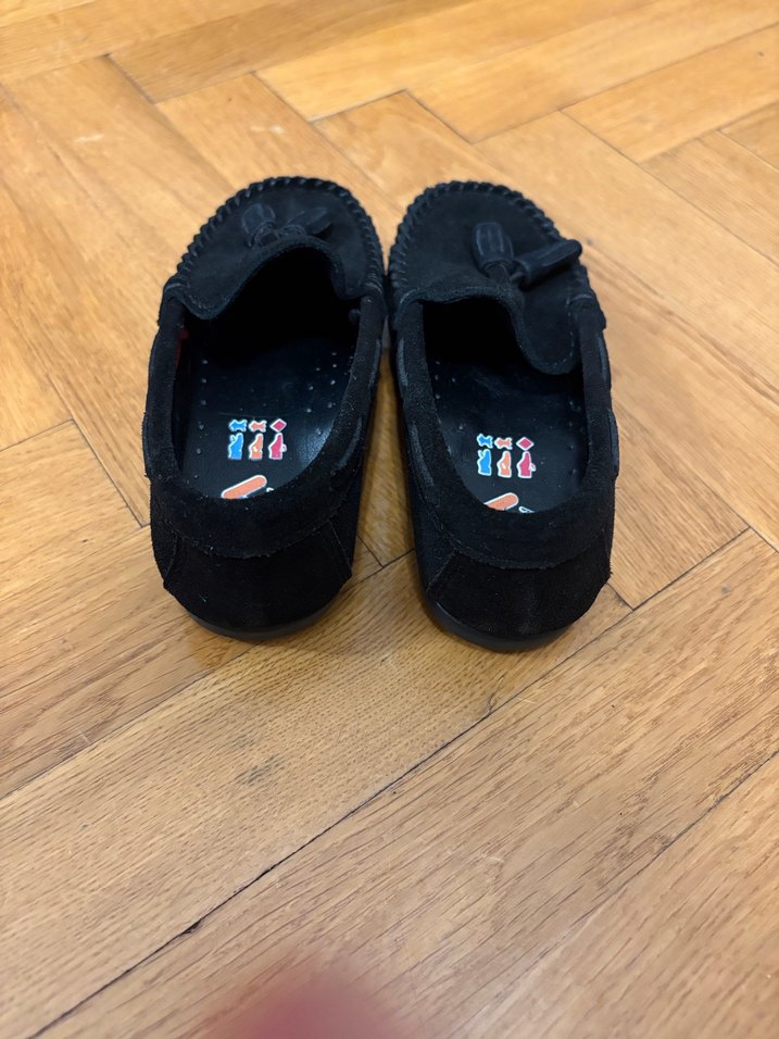 Erkek Çocuk Süet Siyah Püsküllü Ayakkabı - Görsel 3