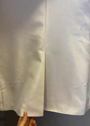 D'S Damat Saten Beyaz Ceket - Görsel 8