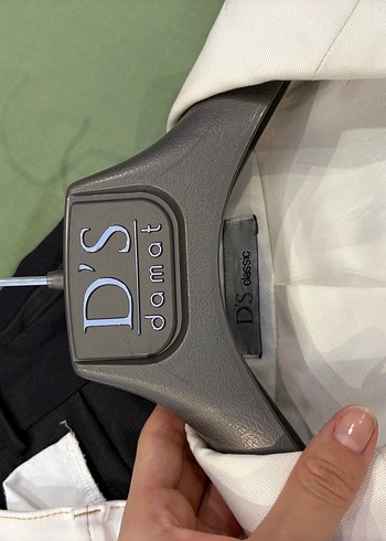 D'S Damat Saten Beyaz Ceket - Görsel 10