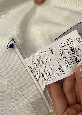 D'S Damat Saten Beyaz Ceket - Görsel 9