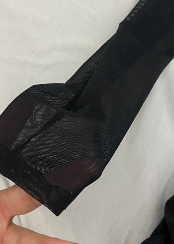 m Beden siyah Renk Siyah Straplez Fırfırlı Gotik Midi Elbise