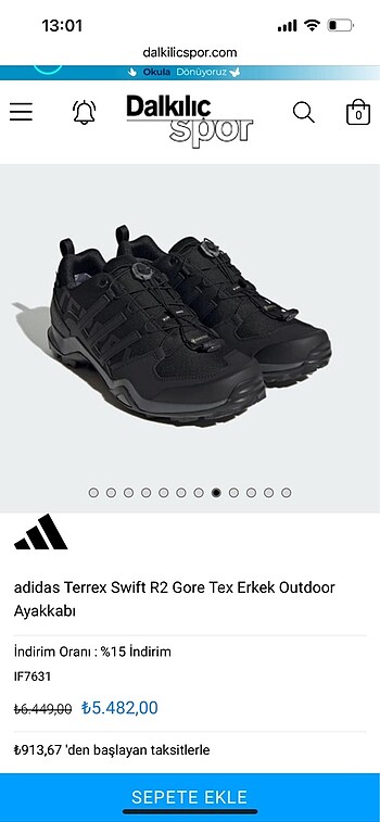 Adidas goretex swift 42 nurama