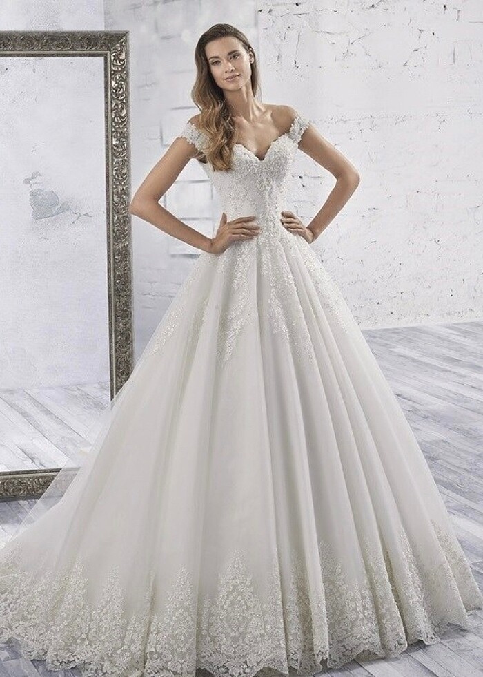 36 beden Prenses kesim gelinlik - Görsel 3