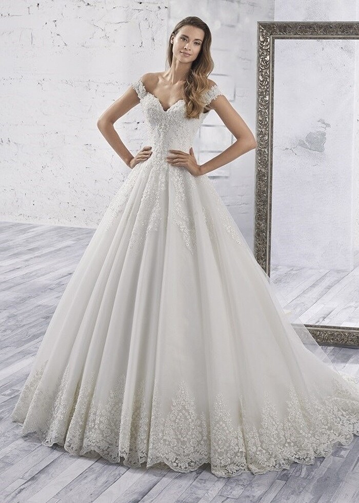 36 beden Prenses kesim gelinlik - Görsel 4