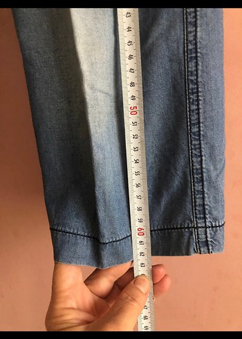 Erkek Çocuk Kapri Kot Pantolon - Görsel 6