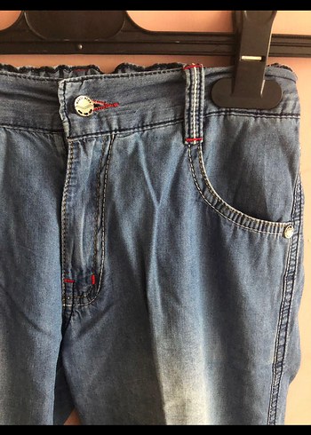 Erkek Çocuk Kapri Kot Pantolon - Görsel 4