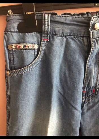 Erkek Çocuk Kapri Kot Pantolon - Görsel 3