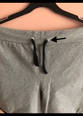 Gri Kadın Penye Spor Şort - Görsel 5