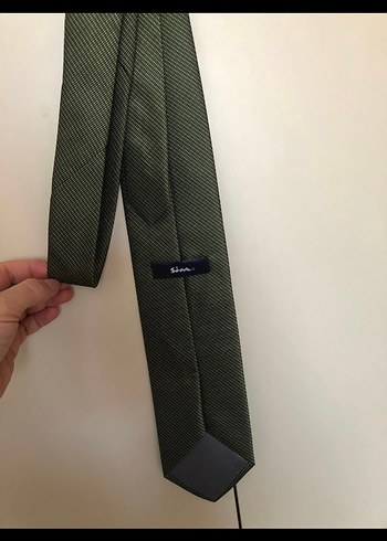 Koyu Haki Erkek Kravat - Görsel 3