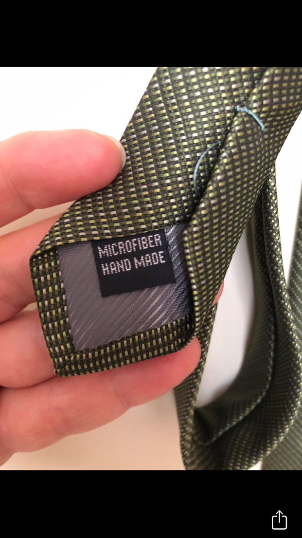 Koyu Haki Erkek Kravat - Görsel 5