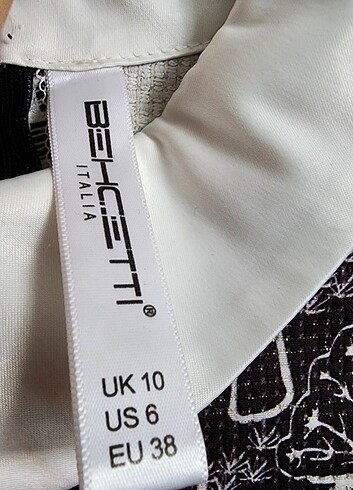 Behçetti marka orta boy desenli ofis şıklığında elbise siyah bey - Görsel 3