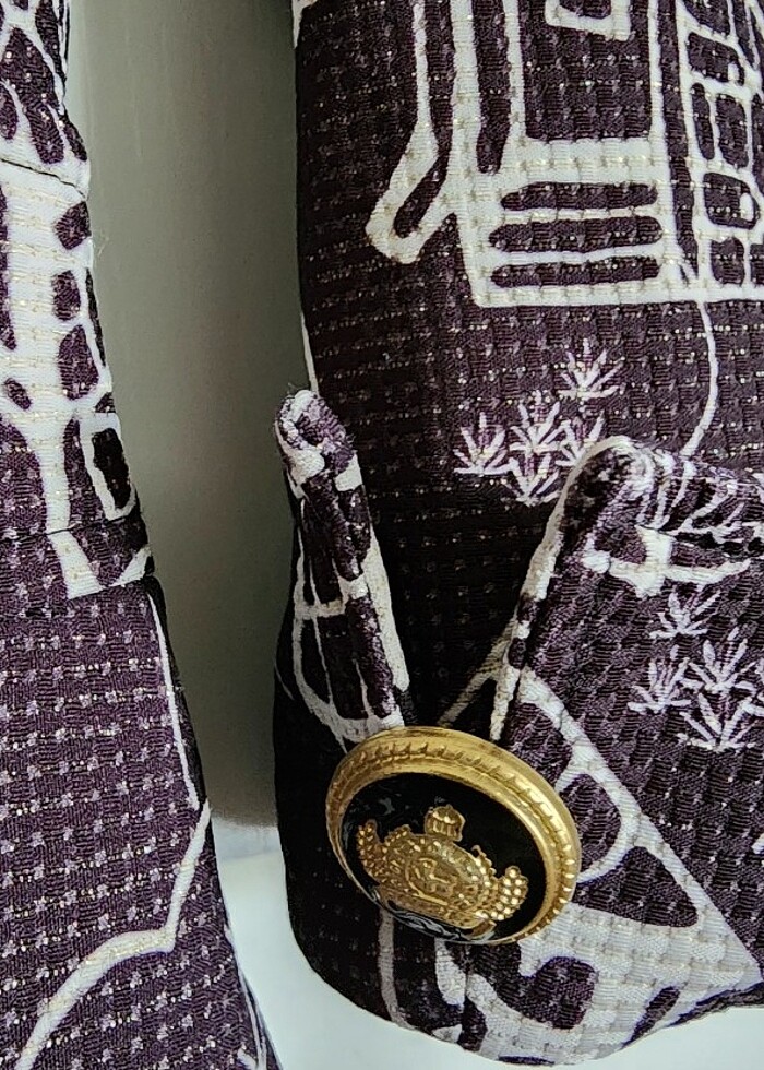 Behçetti marka orta boy desenli ofis şıklığında elbise siyah bey - Görsel 5