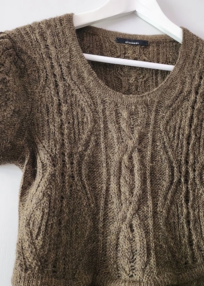 Stefanel Yün Elbise 38-40 uyumlu esnek - Görsel 4