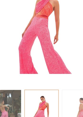 Pembe Abiye  Tulum - Görsel 4