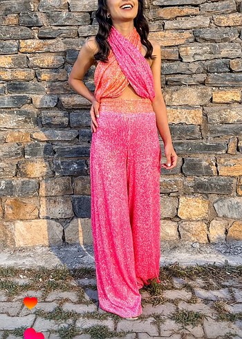 Pembe Abiye  Tulum - Görsel 5