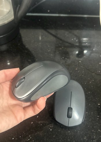 Gri Kablosuz Bilgisayar Mouse'ları - Görsel 3