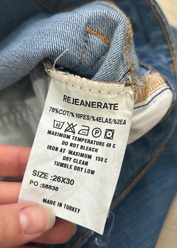 Mavi Rahat Kesim Kadın Denim Pantolon - Görsel 4