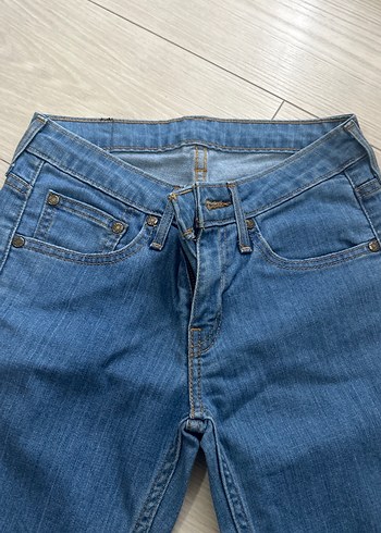 Mavi Rahat Kesim Kadın Denim Pantolon - Görsel 3
