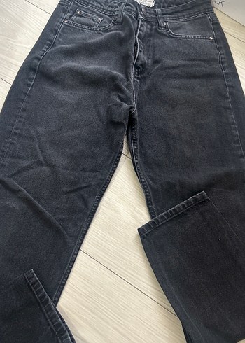 Free People Gri Baskılı Denim Pantolon - Görsel 2