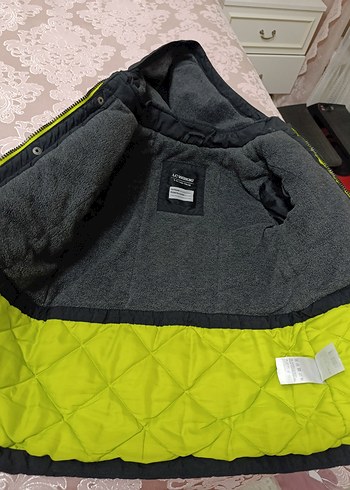 Düğmeli Siyah Erkek Çocuk Kaban - Görsel 5