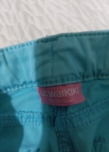 LC Waikiki Kızlar için Pamuklu Pembe Dar Kesim Pantolon