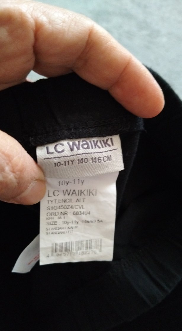 Siyah Fermuarlı Salaş Midi Tayt - Görsel 3