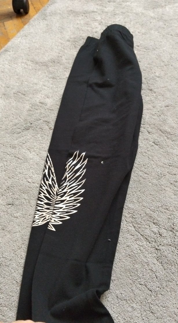 Siyah Fermuarlı Salaş Midi Tayt - Görsel 2