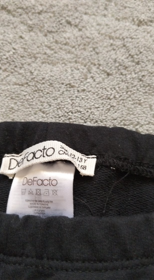 Kız Çocuk Siyah Tayt - Görsel 2