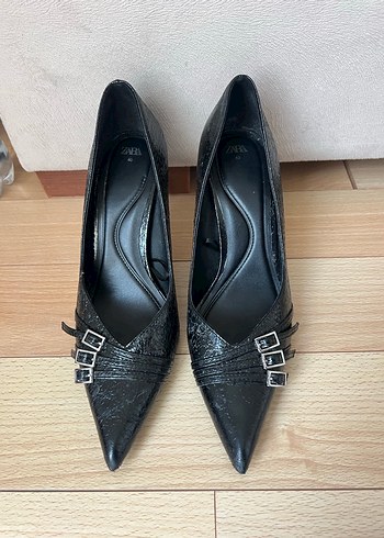 Zara Deri Stiletto - Görsel 2