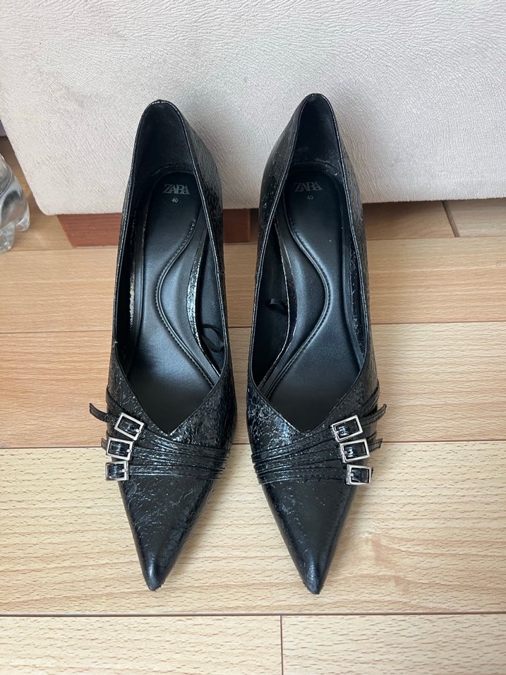 Zara Deri Stiletto - Görsel 2