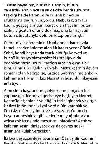Beden Ölmüş Bir Kadının Evrak-ı Metrukesi & Nedret - Güzide Sabri